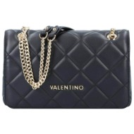 valentino γυναικεία τσάντα ώμου με καπιτονέ σχέδιο μονόχρωμη `ocarina` - 55kvbs3kk02r/oc μαύρο