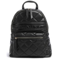 valentino γυναικείο backpack μονόχρωμο με all-over καπιτονέ σχέδιο `ada` - 55kvbs51o07/ada μαύρο