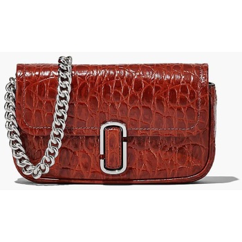 marc jacobs γυναικεία τσάντα ώμου `the croc-embossed j marc