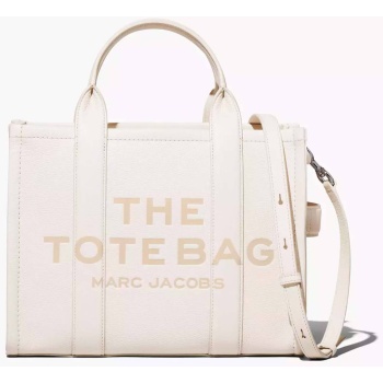 marc jacobs γυναικεία δερμάτινη τσάντα χειρός με logo print