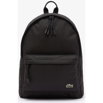 lacoste ανδρικό backpack με εξωτερική θήκη με φερμουάρ και