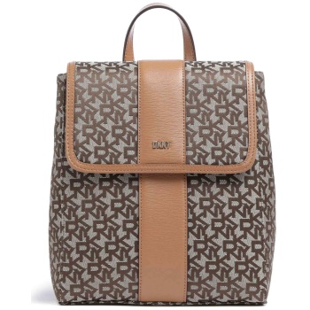 dkny γυναικείο backpack με all-over logo print και