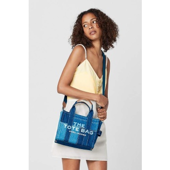 marc jacobs γυναικεία denim τσάντα χειρός με logo print