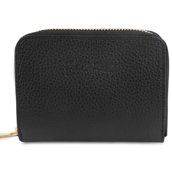 folli follie γυναικείο πορτοφόλι μικρό με ανάγλυφο λογότυπο