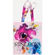 stine goya γυναικεία τσάντα tote με print `rita` - sg5748 ροζ