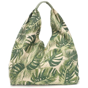 folli follie γυναικεία τσάντα ώμου με floral pattern `boho`