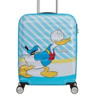 alouette παιδική βαλίτσα-τρόλεϋ με print `disney donald duck` - 00024366p γαλάζιο