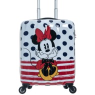 alouette βαλίτσα american tourister με σχέδιο minnie mouse - 00024177p ροζ ανοιχτό