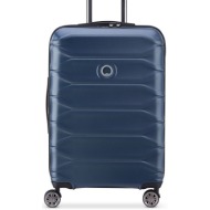 delsey unisex βαλίτσα large expandable με λογότυπο μπροστά `meteor` 78 x 50 x 29,5 - 32,5 cm - 38698
