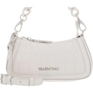 valentino γυναικεία τσάντα crossbody με all-over croco print `surrey` - 55kvbs7lw04/sur εκρού