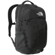 the north face unisex backpack με κεντημένο logo `surge` - nf0a52sgkx71 μαύρο