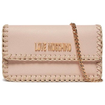 love moschino γυναικεία mini τσάντα ώμου με stitching
