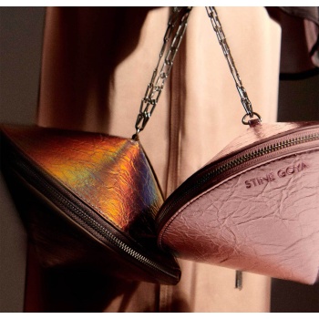 stine goya γυναικείο mini bag `disco ball` - sg5650 ροζ