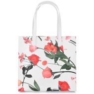 ted baker γυναικεία τσάντα ώμου με floral print `flircon` - 275034 λευκό