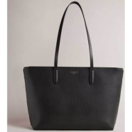 ted baker γυναικεία δερμάτινη τσάντα shopper `kahlaa` - 272874 μαύρο