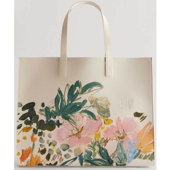 ted baker γυναικεία τσάντα ώμου με floral print `meadcon