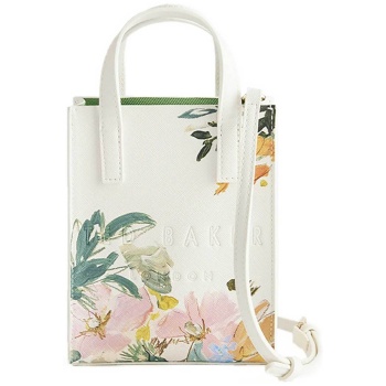 ted baker γυναικείo mini bag με floral print `meaidon nano`