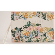ted baker γυναικεία τσάντα φάκελος με floral σχέδιο ``abbbi`` - 275053 εκρού