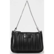 emporio armani γυναικείο mini bag με πλισέ σχέδιο - y3h317ywq4e μαύρο
