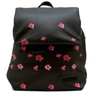 desigual γυναικείο backpack με all-over floral print και ανάγλυφο tone-on-tone λογότυπο `circa dubro