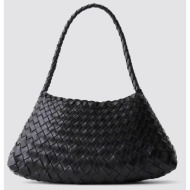 dragon difusion γυναικεία τσάντα ώμου `rosanna` - 8943 μαύρο