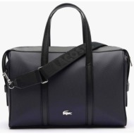 lacoste γυναικεία τσάντα tote δίχρωμη με μεταλλική λεπτομέρεια - nf4528yn σκούρο μπλε