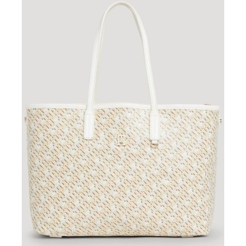 tommy hilfiger γυναικεία τσάντα tote με αποσπώμενη θήκη