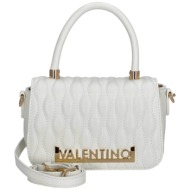 valentino γυναικεία τσάντα crossbody μονόχρωμη με γεωμετρικό pattern και μεταλλικό λογότυπο `copacab