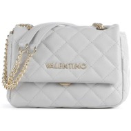 valentino γυναικεία mini τσάντα crossbody μονόχρωμη με καπιτονέ σχέδιο `ocarina` - 56kvbs3kk05r/oc γ