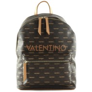 valentino γυναικείο backpack με all-over triangular logo print `liuto` - 55kvbs3kg16r/li καφέ
