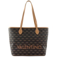 valentino γυναικεία τσάντα tote με all-over contrast triangular logo print `liuto` - 55kvbs3kg01r/li