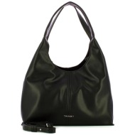 twinset γυναικεία τσάντα ώμου μονόχρωμη - 241td8252 μαύρο
