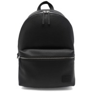hugo boss ανδρικό backpack μονόχρωμο με ανάγλυφο logo patch `εthon 2.0` - 50492028 μαύρο