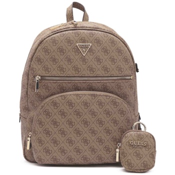 guess γυναικείο backpack με all-over contrast prints και