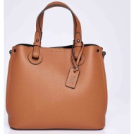`ale γυναικεία τσάντα χειρός/ώμου faux leather - 8t21628 ταμπά