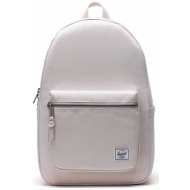 herschel unisex backpack μονόχρωμο με contrast logo print `settlement` 23 l - 66ubcl01345 κρέμ