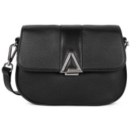 lancaster γυναικεία δερμάτινη τσάντα crossbody μονόχρωμη με πολλαπλές θήκες `l.a. alfa trotteur` - 5