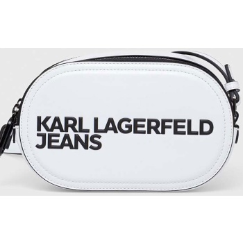 karl lagerfeld jeans γυναικεία τσάντα crossbody μονόχρωμη