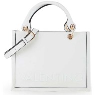 valentino γυναικεία τσάντα χειρός μονόχρωμη με ανάγλυφο tone-on-tone λογότυπο `pigalle` - 56kvbs7qz0