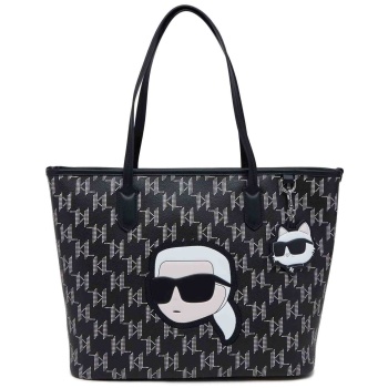karl lagerfeld γυναικεία τσάντα tote με all-over contrast