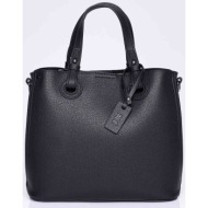 `ale γυναικεία τσάντα χειρός/ώμου faux leather - 8t21628 μαύρο