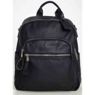 attrattivo γυναικείο backpack faux leather - 9t21633 μαύρο