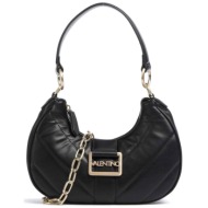 valentino γυναικεία τσάντα χειρός μονόχρωμη με καπιτονέ σχέδιο `oaxaca` - 56kvbs7qx04/oax μαύρο