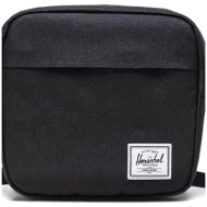 herschel unisex τσάντα crossbody μονόχρωμη με contrast logo patch `classic™` 2 l - 66uacl00895 μαύρο