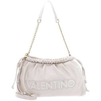 valentino γυναικεία τσάντα ώμου μονόχρωμη με ανάγλυφο