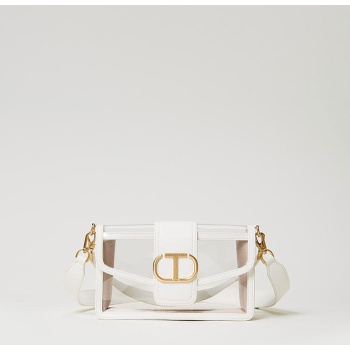 twinset γυναικείο mini bag pvc `amie` - 241td8080 λευκό