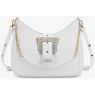ynot? γυναικεία mini τσάντα ώμου μονόχρωμη με διακοσμητική αγκράφα `candy` - can008s4 λευκό