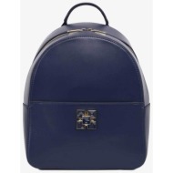 ynot? γυναικείο backpack μονόχρωμο με μεταλλική λεπτομέρεια `lucy` - luy009s4 μπλε σκούρο