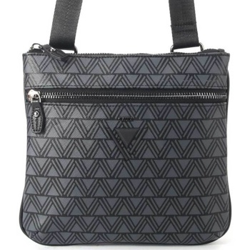 gaudi ανδρική τσάντα crossbody με all-over geometric print