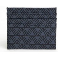 gaudi ανδρική θήκη καρτών με all-over geometric print - v4ae-11269 μαύρο